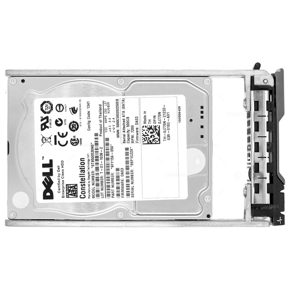 J770N DELL HDD 500GB 7.2K SATA 3G 2.5" SFF HOT-SWAP